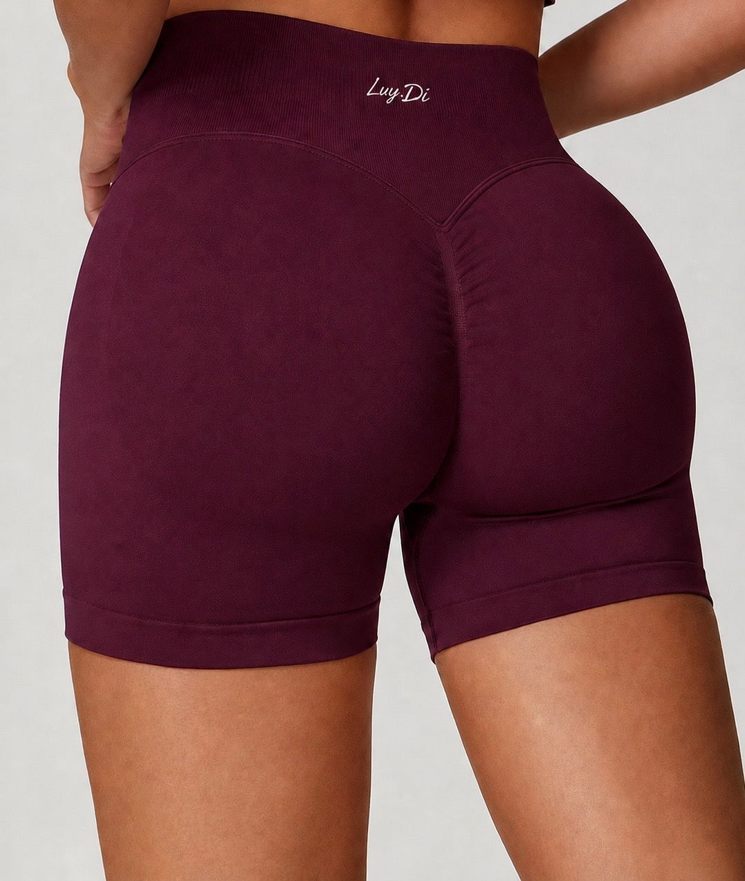 Seamless Short Weinrot
