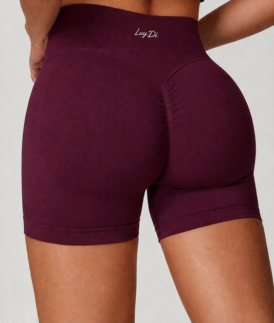 Seamless Short Weinrot