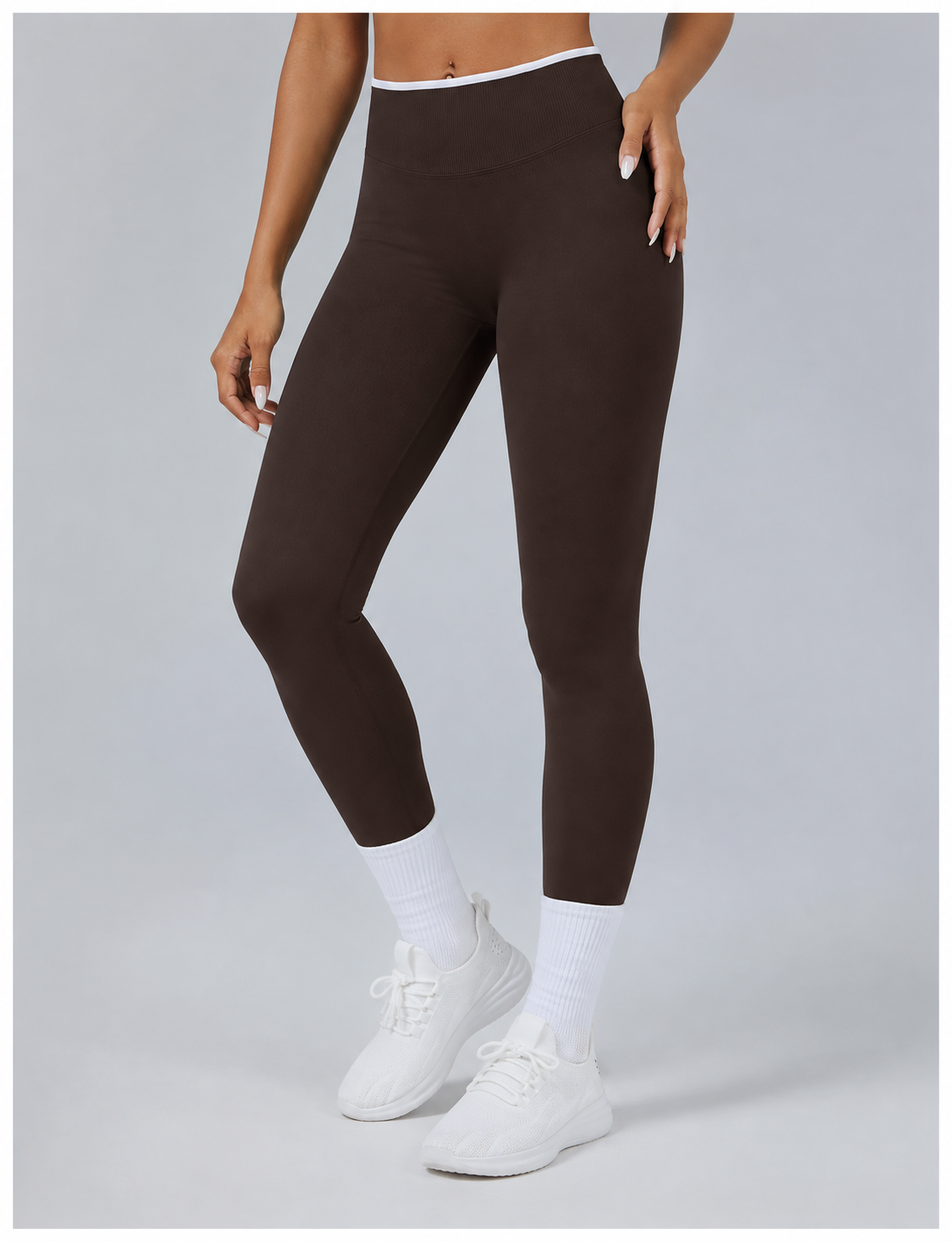 Seamless Leggings Bordeauxrot