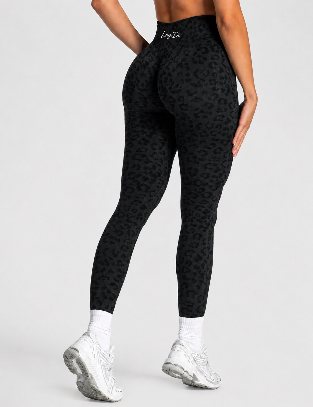 Animal-Print Leggings Leo Schwarz