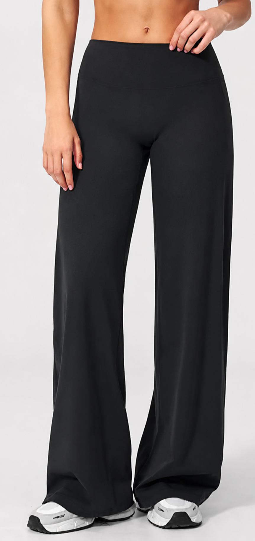 Sculpt Straight Leg Leggings Flared - Brown