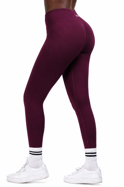 Scrunch Leggings Bordeauxrot
