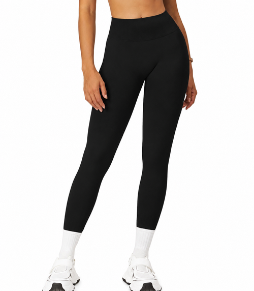 Scrunch Leggings Schwarz