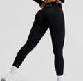 Scrunch Leggings Schwarz