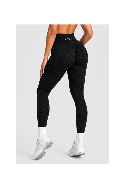 Animal-Print Leggings Leo Schwarz
