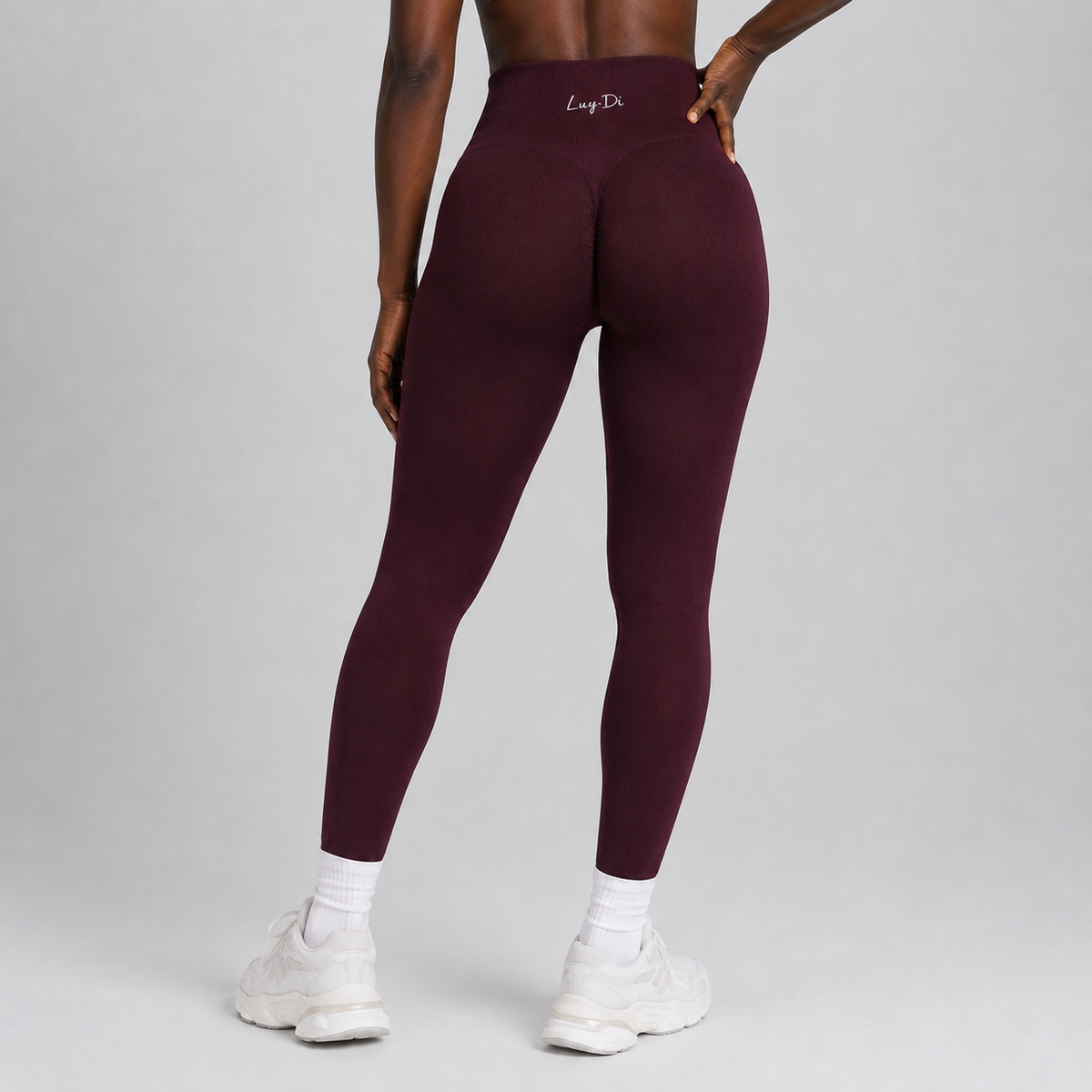 Seamless Leggings Bordeauxrot