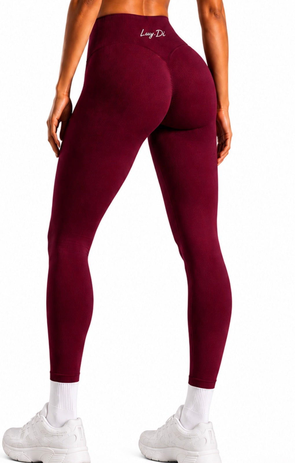 Scrunch Leggings Bordeauxrot
