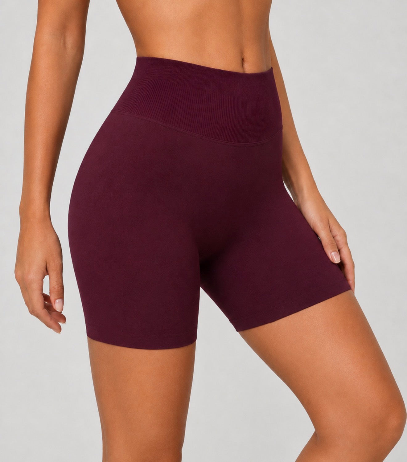 Seamless Short Weinrot